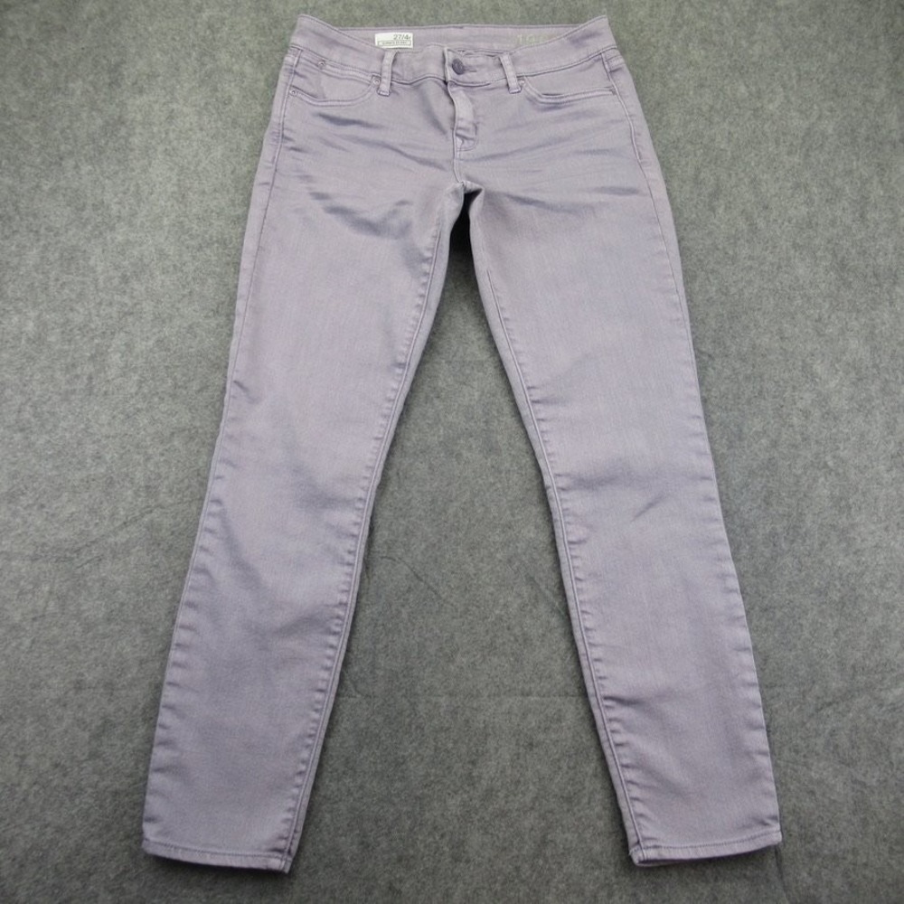 Gap‎ 1969 Women's Skinny Jeans Lavender Purple 27/4R Stretch Denim